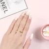 New 24-piece wearable nail products, simple and irregular nail plates, nail art stickers, ballet nail factory direct sales, in stock Specification image